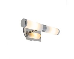 QAZQA bath - Moderne Wandlamp voor binnen voor badkamer - 2 lichts - D 115 mm - Chroom -