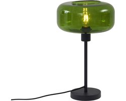 QAZQA bizle - Retro Tafellamp - 1 lichts - H 46 cm - Groen - Woonkamer | Slaapkamer | Keuken