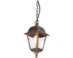 QAZQA capital - Klassieke Hanglamp voor buiten - 1 lichts - L 150 mm - Goud/messing - Buitenverlichting