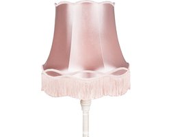 QAZQA Classico - Retro Vloerlamp | Staande Lamp met kap - 1 lichts - H 1750 mm - Roze - Woonkamer | Slaapkamer | Keuken
