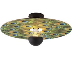 QAZQA combi - Moderne Plafondlamp - 1 lichts - Ø 450 mm - Multicolor - Woonkamer | Slaapkamer | Keuken