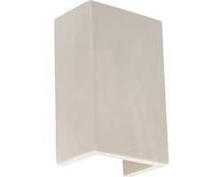 QAZQA concrete - Industriele Wandlamp voor binnen - 1 lichts - D 70 mm - Grijs - Industrieel - Woonkamer | Slaapkamer | Keuken