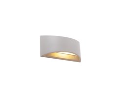 QAZQA creil - Industriele Wandlamp voor binnen - 1 lichts - D 95 mm - Grijs - Industrieel - Woonkamer | Slaapkamer | Keuken