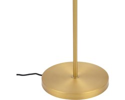 QAZQA domo - Moderne Vloerlamp | Staande Lamp - 1 lichts - H 150 cm - Brons - Woonkamer | Slaapkamer
