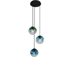 QAZQA douglass - Art Deco Hanglamp - 3 lichts - L 45 cm - - Woonkamer | Slaapkamer | Keuken