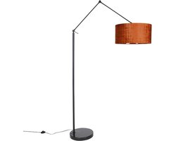 QAZQA editor - Moderne Vloerlamp | Staande Lamp - 1 lichts - H 1908 mm - Oranje - Woonkamer | Slaapkamer