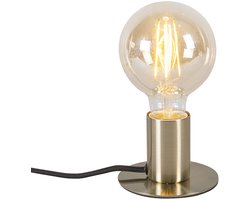 QAZQA facil - Art Deco Tafellamp - 1 lichts - H 70 mm - Goud/messing - Woonkamer | Slaapkamer | Keuken