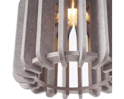 QAZQA felt - Retro Hanglamp - 3 lichts - Ø 54 cm - Taupe - Woonkamer | Slaapkamer | Keuken