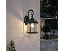 QAZQA glasgow - Klassieke Wandlamp voor buiten - 1 lichts - L 21.2 cm - Groen - Buitenverlichting