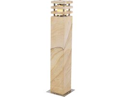 QAZQA grumpy - Moderne Staande Buitenlamp | Staande Lamp voor buiten - 1 lichts - H 70 cm - Beige - Buitenverlichting