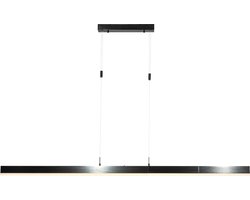 QAZQA lamba - Moderne LED Hanglamp voor boven de eettafel | in eetkamer - 1 lichts - L 200 cm - Zwart - Woonkamer | Slaapkamer | Keuken