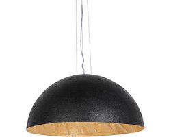 QAZQA magna xingjin - Moderne Grote hanglamp voor boven de eettafel | in eetkamer - 3 lichts - Ø 700 mm - Zwart Goud - Woonkamer | Slaapkamer | Keuken