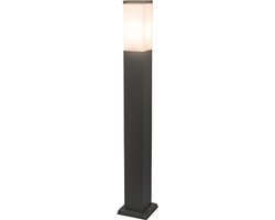 QAZQA malios - Moderne Staande Buitenlamp | Staande Lamp voor buiten - 1 lichts - H 800 mm - Wit - Buitenverlichting