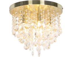 QAZQA medusa cl - Art Deco Plafondlamp - 6 lichts - L 0 mm - Goud/messing - Woonkamer | Slaapkamer