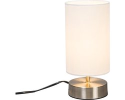 QAZQA milo - Moderne Tafellamp - 1 lichts - H 260 mm - Wit - Industrieel - Woonkamer | Slaapkamer