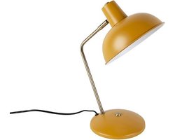 QAZQA milou - Moderne Bureaulamp - 1 lichts - H 380 mm - Geel - Woonkamer | Slaapkamer | Keuken