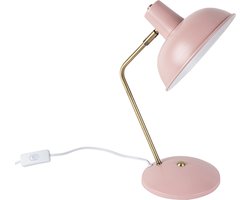 QAZQA milou - Moderne Bureaulamp - 1 lichts - H 380 mm - Roze - Woonkamer | Slaapkamer | Keuken