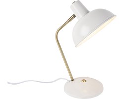 QAZQA milou - Moderne Bureaulamp - 1 lichts - H 380 mm - Wit - Woonkamer | Slaapkamer | Keuken