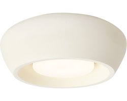 Qazqa moderne plafondlamp, plafonniere - Concerto - beige, rond, 15cm, ideaal als hal, woonkamer en slaapkamer lamp