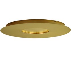 QAZQA morning - Moderne LED Plafondlamp - 1 lichts - Ø 60 cm - Goud - Woonkamer | Slaapkamer | Keuken