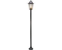 QAZQA new_orleans - Landelijke Staande Buitenlamp | Staande Lamp voor buiten - 1 lichts - H 1700 mm - Zwart - Buitenverlichting