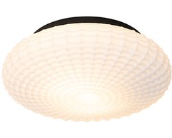 QAZQA nohmi - Klassieke Plafondlamp - 2 lichts - Ø 35 cm - Wit - Woonkamer | Slaapkamer | Keuken