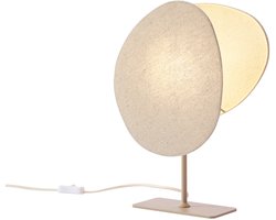 QAZQA organica - Japandi Tafellamp - 1 lichts - H 44 cm - Beige -