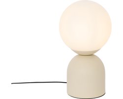 QAZQA pallontrend - Design Tafellamp - 1 lichts - H 35 cm - Beige - Woonkamer | Slaapkamer | Keuken
