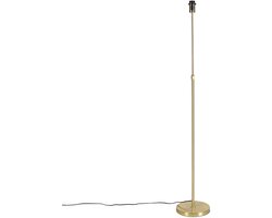 QAZQA Parte - Moderne Verstelbare Vloerlamp | Staande Lamp - 1 lichts - H 1430 mm - Goud/messing - Woonkamer | Slaapkamer | Keuken