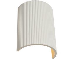 QAZQA plaster - Scandinavisch Wandlamp voor binnen - 1 lichts - D 10 cm - Beige - Woonkamer | Slaapkamer | Keuken