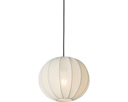 QAZQA plu - Design Hanglamp - 1 lichts - Ø 30 cm - Wit - Woonkamer | Slaapkamer | Keuken