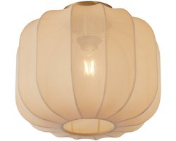 QAZQA pluni - Japandi Plafondlamp - 1 lichts - Ø 32 cm - Beige -