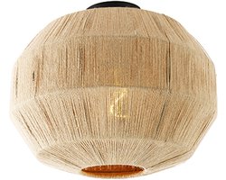 QAZQA riki - Oosterse Plafondlamp - 1 lichts - Ø 39 cm - Beige - Woonkamer | Slaapkamer | Keuken