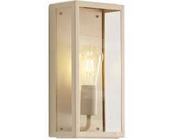 QAZQA rotterdam - Klassieke Wandlamp voor buiten - 1 lichts - L 16 cm - Beige - Buitenverlichting