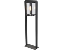 QAZQA rotterdam - Moderne Vloerlamp | Staande Lamp - 1 lichts - H 100 cm - Zwart - Buitenverlichting