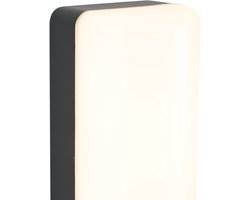 QAZQA shift - Moderne LED Buitenlamp voor buiten - 1 lichts - L 7.8 cm - Zwart - Buitenverlichting