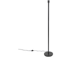 QAZQA simplo - Moderne Vloerlamp | Staande Lamp - 1 lichts - H 1490 mm - Zwart - Woonkamer | Slaapkamer