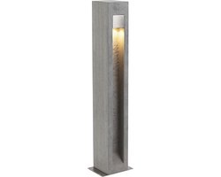 QAZQA sneezy - Moderne LED Staande Buitenlamp | Staande Lamp voor buiten - 1 lichts - H 70 cm - Grijs - Buitenverlichting