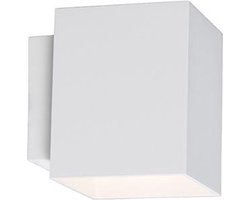 QAZQA sola - Moderne Wandlamp Up Down voor binnen - 1 lichts - D 100 mm - Wit - Woonkamer | Slaapkamer | Keuken