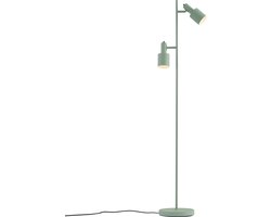 QAZQA stijn - Moderne Vloerlamp | Staande Lamp - 2 lichts - H 156 cm - Groen - Woonkamer