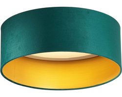 QAZQA sue - Moderne LED Plafondlamp - 1 lichts - Ø 40 cm - Groen - Woonkamer | Slaapkamer | Keuken