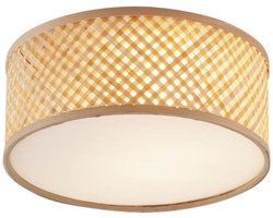 QAZQA tremmo - Oosterse Plafondlamp - 1 lichts - Ø 30 cm - Naturel - Woonkamer | Slaapkamer | Keuken