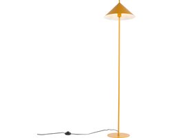 QAZQA triangolo - Design Vloerlamp | Staande Lamp - 1 lichts - H 150 cm - Geel - Woonkamer | Slaapkamer | Keuken