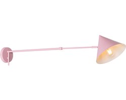 QAZQA triangolo - Design Wandlamp voor binnen - 1 lichts - Ø 22 cm - Roze - Woonkamer | Slaapkamer | Keuken