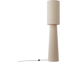 QAZQA trompet - Japandi Vloerlamp | Staande Lamp - 2 lichts - H 165 cm - Beige - Woonkamer