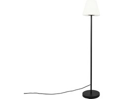 QAZQA virginia - Design Vloerlamp | Staande Lamp - 1 lichts - H 135 cm - Zwart - Buitenverlichting