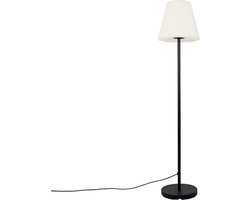 QAZQA virginia - Design Vloerlamp | Staande Lamp - 1 lichts - H 150 cm - Zwart - Buitenverlichting