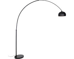 QAZQA xxl - Moderne Booglamp | Vloerlamp | Staande Lamp - 1 lichts - H 2690 mm - Zwart - Woonkamer | Slaapkamer