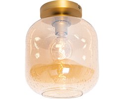 QAZQA zuzanna - Design Plafondlamp - 1 lichts - Ø 25 cm - Oranje - Woonkamer | Slaapkamer | Keuken