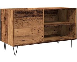 QIN® Platenspeler Kast - Platenspeler Meubel - Ip Kast - 85x38x48cm - Hout - 85cm x 38cm x 48cm